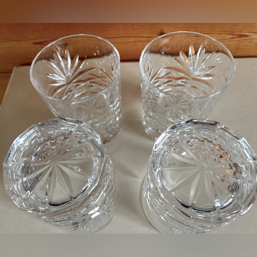 Dublin By Godinger DOF Double Old Fashioned Glasses set of 4